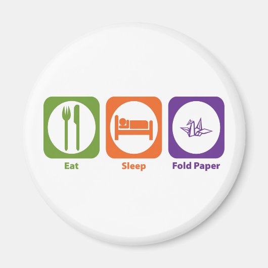 Faltenpapier essen magnet (Vorne)