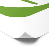 Faltenpapier essen poster (Ecke)