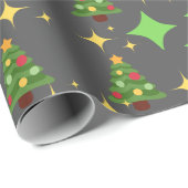 Faltenpapier für den Weihnachtsbaum Geschenkpapier (Rolleneckpunkt)