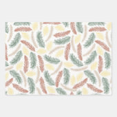 Faltenpapier mit Flachblatt-Set 3 Geschenkpapier Set (Vorderseite 2)