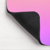 Faltenpfirsichpink und Lila farbige Ombre Mousepad (Ecke)
