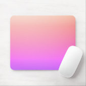 Faltenpfirsichpink und Lila farbige Ombre Mousepad (Mit Mouse)