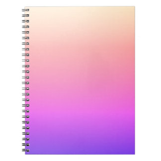 Faltenpfirsichpink und Lila farbige Ombre Notizblock