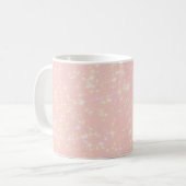 Faltenrosa Schädel Kaffeetasse (Vorderseite Links)