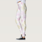 Faltenrosa Schneeflocken Leggings (Links)