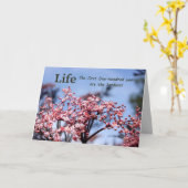 Faltes BLANK Gruß für Jeder Anlass Karte (Gelbe Blume)