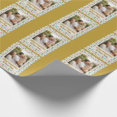 Faltes Foil Grußkarte Geschenkpapier (Ecke)