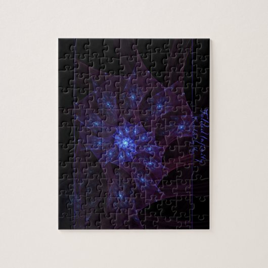 Faltes Fraktal-Puzzle Puzzle (Vertikal)