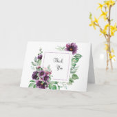 Faltes Gruß Dankeschön Karte (Gelbe Blume)