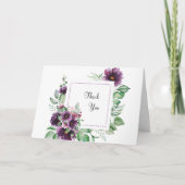 Faltes Gruß Dankeschön Karte (Vorderseite)