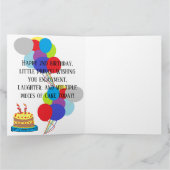 Faltes Grußkarte GLÜCKLICH 2. GEBURTSTAG GRANDSON Karte (Innenseite)