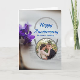 Faltes Grußkarten-glückliches Jubiläum Karte