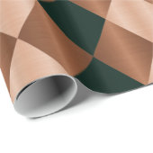 Faltes Harlequin,Braunschwarz-GIFT-WRAPPING-PAPIER Geschenkpapier (Rolleneckpunkt)
