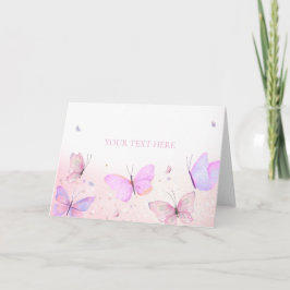 Faltes Lebensmittellabel Dankeskarte