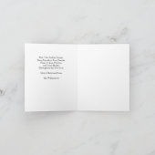 Faltete Coole Weihnachtskarte Einladung (Innenseite)