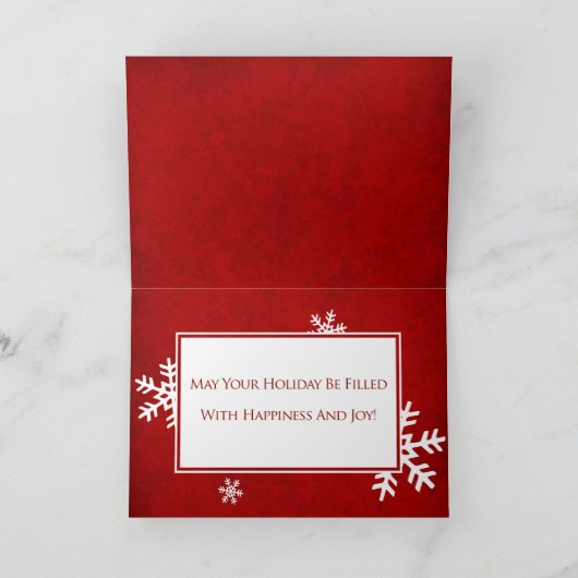 Faltete Keltische Tree Weihnachtskarte Karte (Innenseite)