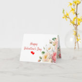 Faltfarbene Valentinstag-Karte Karte (Gelbe Blume)