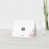 Faltfarbene Valentinstag-Karte Karte (Rückseite)