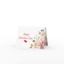 Faltfarbene Valentinstag-Karte