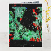 Faltgeklappte Blume Grußkarte Kunststoff abstrakt Karte (Gelbe Blume)