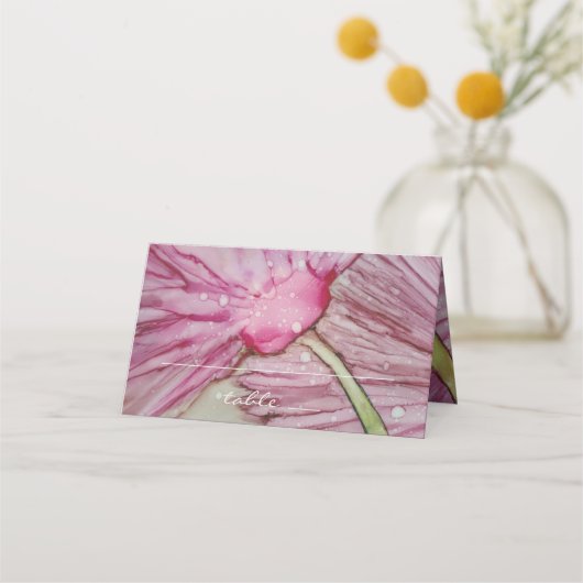 Faltgeklappte Zelt-Karte Platzkarte (Vorderseite)