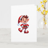 Faltgrußkarte mit Elf Karte (Gelbe Blume)