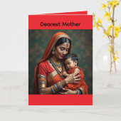 Faltgrußkarte zum Muttertag Karte (Gelbe Blume)