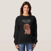 Falthund Shar Pei Bordeaux Great Dane Dog Welpe Sweatshirt (Vorne ganz)