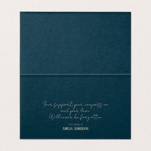 Faltkarte (Innenseite Aufgefaltet)