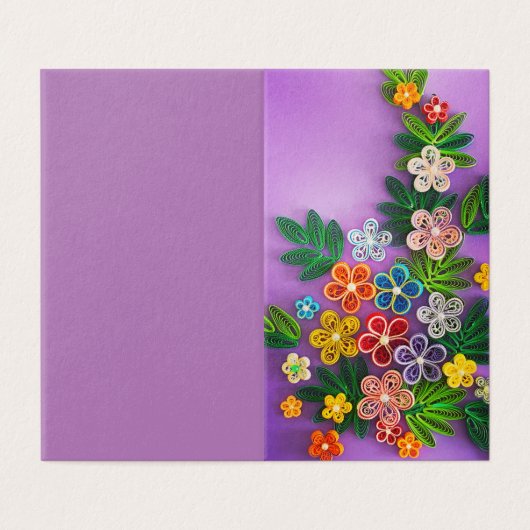 Faltkarte (Außenseite Aufgefaltet)