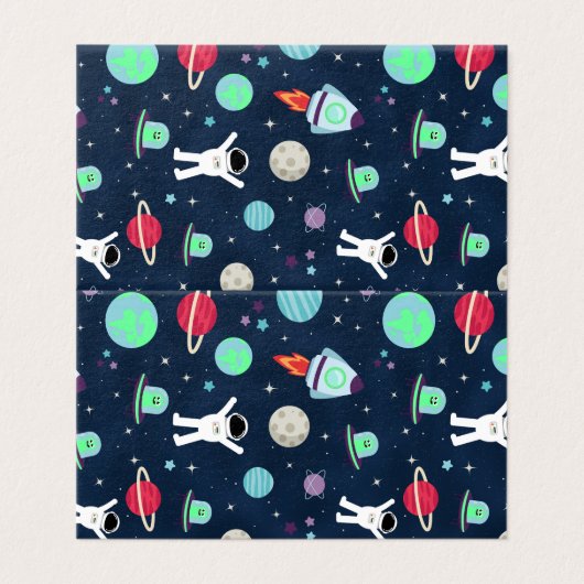 Faltkarte (Außenseite Aufgefaltet)