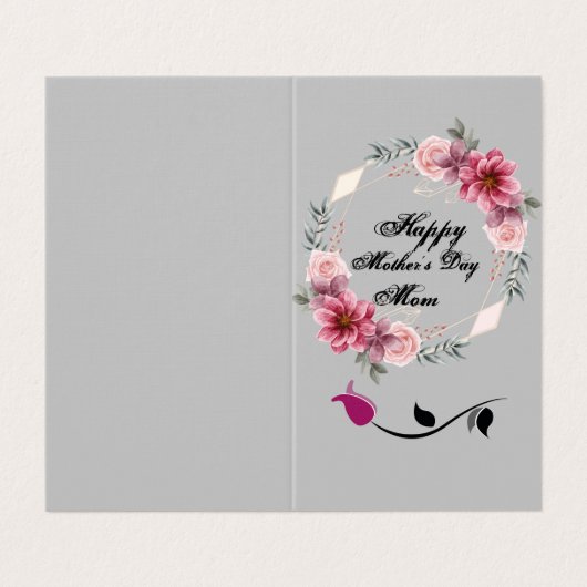 Faltkarte (Außenseite Aufgefaltet)