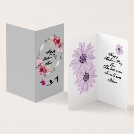 Faltkarte (Innenseite und Außenseite)