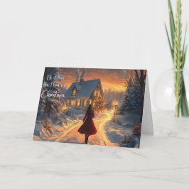 Faltkarte 12x18 Weihnachtskarte Karte