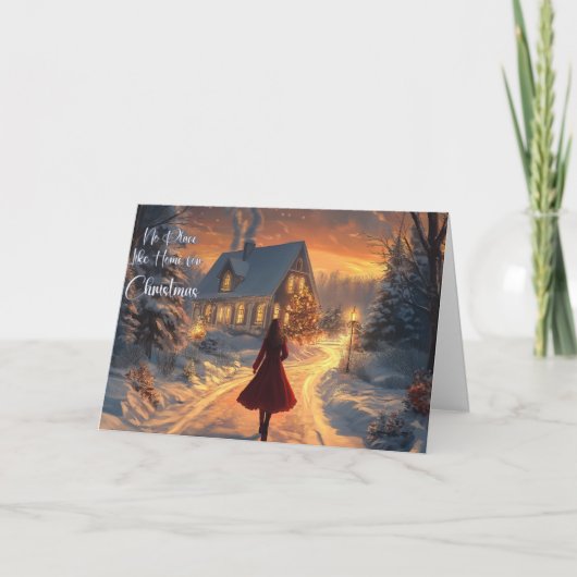 Faltkarte 12x18 Weihnachtskarte Karte (Vorderseite)