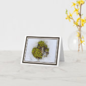 Faltkarte - Alpengras, Österreich Karte (Gelbe Blume)