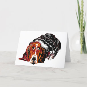 Faltkarte: BASSET HOUND DOG Karte