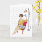 Faltkarte 'Bluebells' Karte (Gelbe Blume)