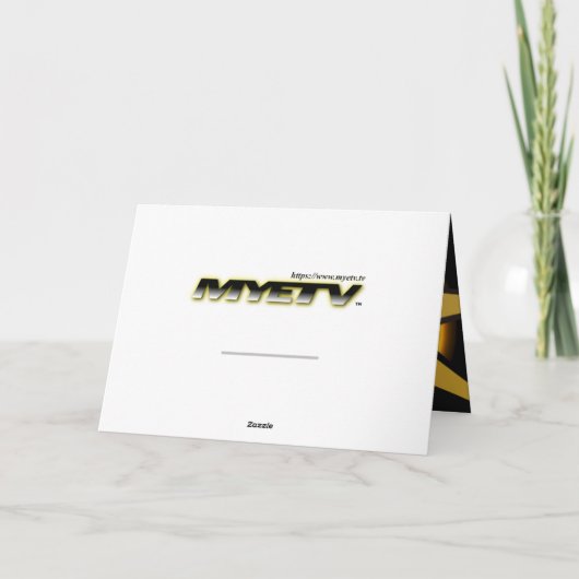 Faltkarte "Danke" Dankeskarte (Rückseite)