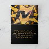 Faltkarte "Danke" Dankeskarte (Innenseite)