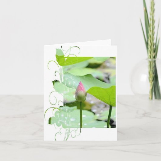 Faltkarte Dankeskarte (Vorderseite)