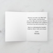 Faltkarte Dankeskarte (Innenseite)