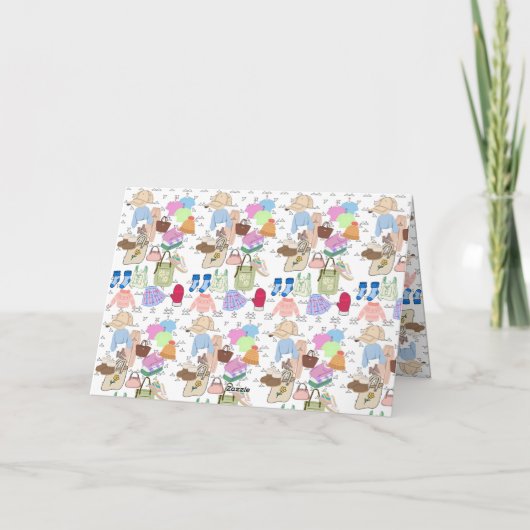 Faltkarte Dankeskarte (Rückseite)