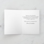 Faltkarte Dankeskarte (Innenseite)