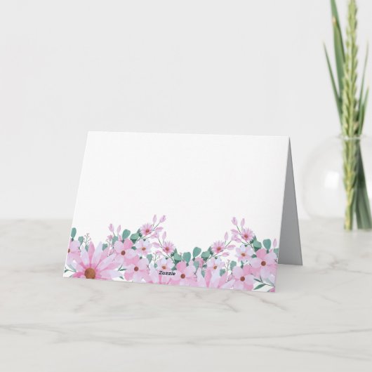 Faltkarte Dankeskarte (Rückseite)