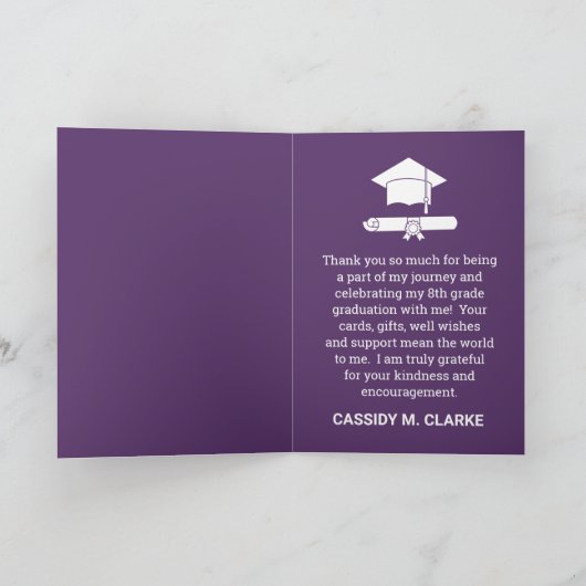 Faltkarte Dankeskarte (Innenseite)