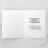 Faltkarte Dankeskarte (Innenseite)