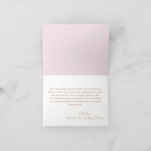 Faltkarte Dankeskarte (Innenseite)