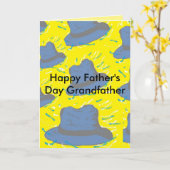 Faltkarte des Großvaters Karte (Gelbe Blume)