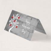 Faltkarte des Roten Herzens (Vorderseite)